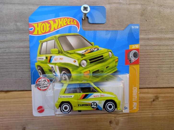 Honda City Turbo II '85 Hotwheels, Hobby en Vrije tijd, Modelauto's | Overige schalen, Nieuw, Auto, Ophalen