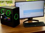 Complete gaming PC te koop incl. monitor, toetsenbord, muis, Computers en Software, Desktop Pc's, Ophalen, Zelfgebouwde PC, AMD Ryzen 5