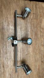 Philips opbouwspot Meranti 3- lichts nikkel, Opbouwspot, Metaal of Aluminium, Ophalen of Verzenden, Zo goed als nieuw