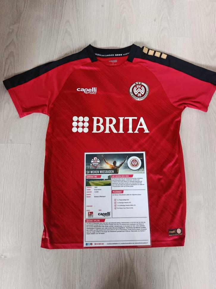 Shirt SV Wehen Wiesbaden 2023-2024. Maat: S, Sport en Fitness, Voetbal, Zo goed als nieuw, Shirt, Maat S, Ophalen of Verzenden