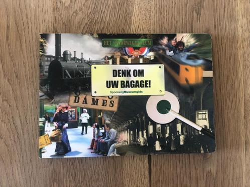 B346 Denk om uw bagage ! - Spoorwegmuseum - Trein, Boeken, Vervoer en Transport, Gelezen, Trein, Ophalen of Verzenden