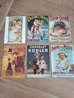 Set van 6 Vintage Reclamekaart Ansichtkaarten – Art Nouveau, Ophalen of Verzenden, Voor 1940