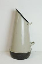Geëmailleerd kolenkit/ pelletkit/ paraplubak. 52 cm hoog., Ophalen of Verzenden, Zo goed als nieuw, Metaal