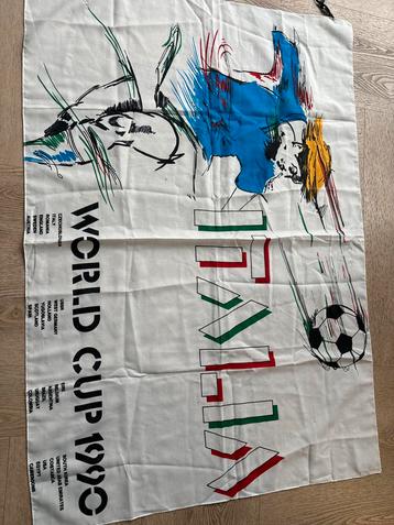WK Voetbal Vlag Italië 1990 beschikbaar voor biedingen