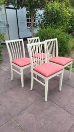 4 Stoelen, compact formaat, Huis en Inrichting, Stoelen, Ophalen, Gebruikt, Vier, Rood