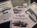 4 verschillende Saab advertenties - Italiaans - zwart/wit, Verzamelen, Ophalen of Verzenden, Zo goed als nieuw, Auto's