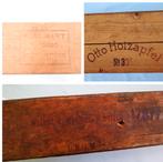 3 Vintage Sigarenmal Sigarenplank Otto Holzapfel Karl Hart, Ophalen of Verzenden, Gebruikt, Sigarenbandjes