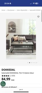 Salon tafel, Huis en Inrichting, Tafels | Salontafels, Ophalen of Verzenden, Rond, 50 tot 100 cm, Minder dan 50 cm