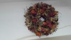 gedroogde bloemenkrans, Huis en Inrichting, Woonaccessoires | Kransen, Ophalen of Verzenden, Gebruikt