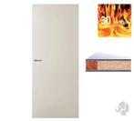 Brandwerende deur 30 minuten Stomp wit voorbehandeld, Niet ingevuld, 80 tot 100 cm, Binnendeur, Niet ingevuld