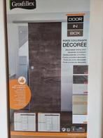 Schuifdeur 87cm. Grijs, Ophalen, Kunststof, 80 tot 100 cm, Binnendeur