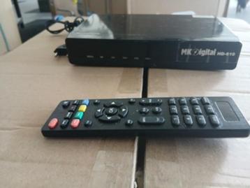 digitale MK sat reciver HD610 met afstandsbed. meer dan 100  beschikbaar voor biedingen