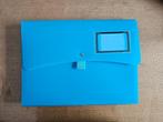 Blauwe plastic map A4, Ophalen of Verzenden, Nieuw