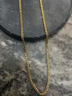 14k vossenstaart ketting, Ophalen of Verzenden, Zo goed als nieuw, Goud