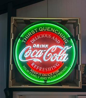 XXL Coca Cola Neon Verlichting - Reclame 100 x 100 x 16 beschikbaar voor biedingen