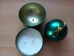 My Flame kerstbal kaarsen., Huis en Inrichting, Woonaccessoires | Kandelaars en Kaarsen, Nieuw, Groen, Minder dan 25 cm, Overige materialen