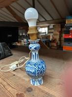 Delfsblauw voetje lamp, Antiek en Kunst, Antiek | Lampen, Ophalen of Verzenden