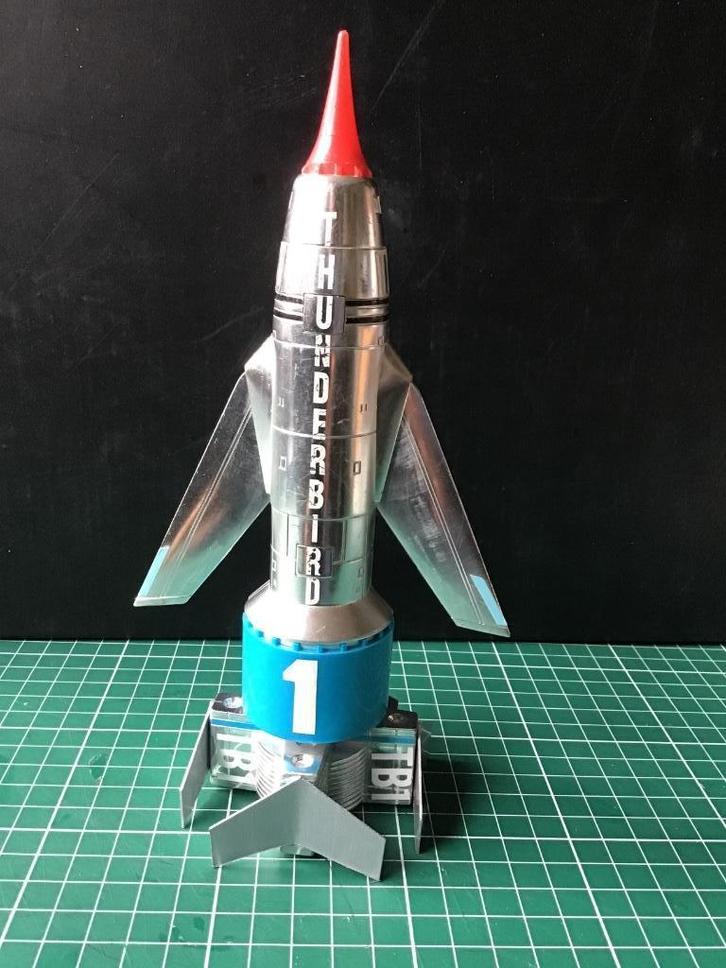 Thunderbirds, Thunderbird 1 Electronic, Verzamelen, Speelgoed, Gebruikt, Ophalen of Verzenden