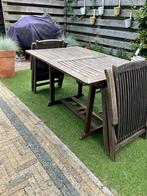 Oxford teak houten tuintafel, Tuin en Terras, Tuinsets en Loungesets, Ophalen, Gebruikt, Teakhout