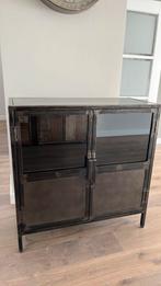 Industrieel zwart kastje, Huis en Inrichting, Kasten | Dressoirs, Ophalen of Verzenden, Zo goed als nieuw, 25 tot 50 cm, 50 tot 100 cm