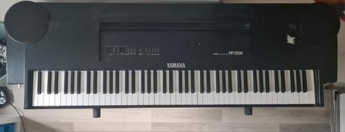 Aangeboden zwarte Yamaha PF1500 Keyboard met opzet steun, Muziek en Instrumenten, Keyboards, Ophalen