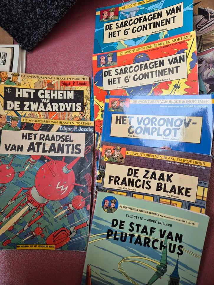 Blake & Mortimer Stripboeken Collectie, Boeken, Stripboeken, Gelezen, Meerdere stripboeken, Ophalen of Verzenden