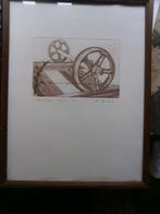 Bruinkl. Ets v.d Sumatra Spoorlijn, Bronbeek 88., Antiek en Kunst, Kunst | Etsen en Gravures, Ophalen of Verzenden