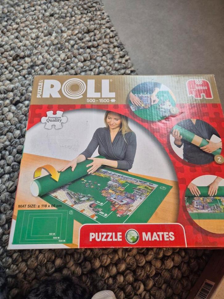 Legpuzzel 1000 stukjes + puzzelmat, Hobby en Vrije tijd, Denksport en Puzzels, Zo goed als nieuw, Legpuzzel, 500 t/m 1500 stukjes