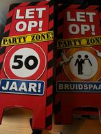 Party Borden: 50 Jaar & Bruidspaar, Hobby en Vrije tijd, Feestartikelen, Ophalen of Verzenden, Gebruikt, Versiering, Verjaardag