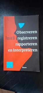 Observeren, registreren, rapporteren en interpreteren, Ophalen of Verzenden, Zo goed als nieuw, Petra de Bil