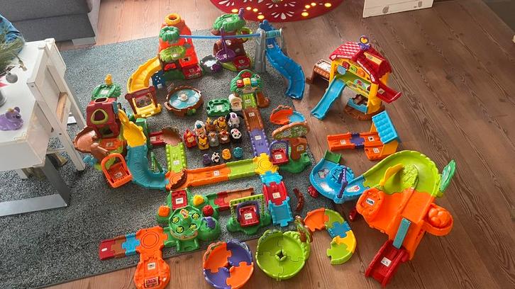 Zoef Zoef 5 sets en extra dieren VTech Zoef zoef Dieren, Kinderen en Baby's, Speelgoed | Vtech, Gebruikt, 2 tot 4 jaar, Ophalen