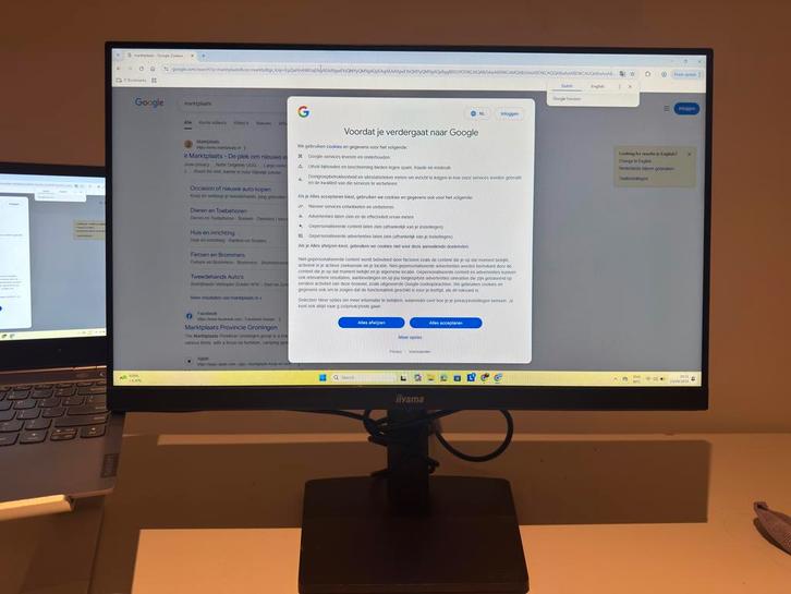 iiyama PROLITE XUB2494HS-B2, Computers en Software, Monitoren, Zo goed als nieuw, VGA, Kantelbaar, IPS, Full HD, Ophalen