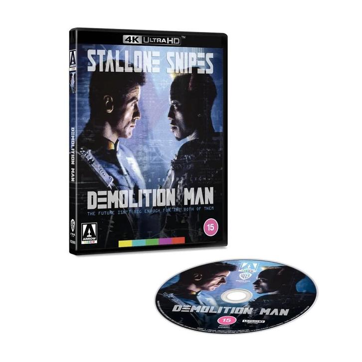 Demolition Man Arrow Video 4K UHD/Ultra HD Blu-Ray UK (Seal), Cd's en Dvd's, Blu-ray, Nieuw in verpakking, Actie, Ophalen of Verzenden