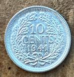 10 cent 1941PP Wilhelmina, Ophalen, Zilver, 10 cent, Koningin Wilhelmina