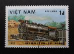 Vietnam - trein - stoomlocomotief - 1Dong 1983, Postzegels en Munten, Treinen, Ophalen, Gestempeld