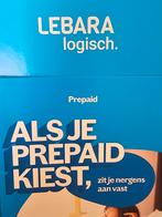 LEBARA simkaarten met €5 beltegoed en internet, Ophalen of Verzenden, Zo goed als nieuw, Overige providers