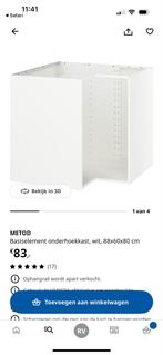 Ikea Metod Hoekkast - nog helemaal nieuw, Ophalen, Ikea, 50 tot 100 cm, Zo goed als nieuw