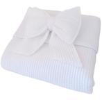 Babydekentje Strik - in 30 kleuren - wit - wafel - teddy, Verzenden, Nieuw, 100 cm of meer, Deken