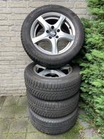 4 Lichtmetalen velgen met winterbanden, Auto-onderdelen, Banden en Velgen, Ophalen, Gebruikt, 16 inch, Banden en Velgen