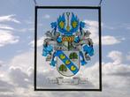 Familiewapen heraldiek geneologie raam glas in lood., Huis en Inrichting, Woonaccessoires | Overige, Ophalen of Verzenden, Nieuw