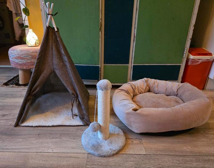 Spulletjes voor de kat., Dieren en Toebehoren, Kattenmanden, Zo goed als nieuw, Ophalen of Verzenden
