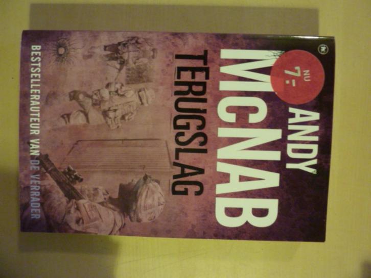 Andy McNab - Terugslag, Boeken, Avontuur en Actie, Zo goed als nieuw, Verzenden