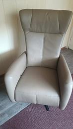 Relaxfauteuil met handbediening, Huis en Inrichting, Fauteuils, Nieuw, Ophalen of Verzenden, 50 tot 75 cm, Leer