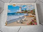 Notalgische strand puzzel – 1000 stukjes, Hobby en Vrije tijd, Denksport en Puzzels, Ophalen of Verzenden, 500 t/m 1500 stukjes