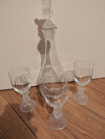 Mickey Mouse Glazen en Caraf beschikbaar voor biedingen