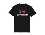 Zwart scouting t-shirt met opdruk, maat s, Ophalen of Verzenden, Zo goed als nieuw, Maat 46 (S) of kleiner, Zwart
