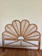 Hoofdeinde/hoofdbord voor 2 pers bed (lotusbloem), 160 cm, Overige materialen, Bruin, Zo goed als nieuw