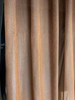 Nieuwe bronskleurige inbetween gordijnen - 370x246 cm, Ophalen of Verzenden, Nieuw, Bruin, 200 cm of meer