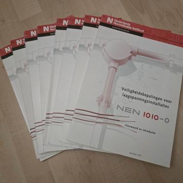 NEN 1010 laagspanningsbundel +NEN 3140 (papieren versies) beschikbaar voor biedingen