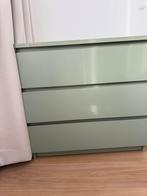 Malm ladekast groen, Huis en Inrichting, Kasten | Ladekasten, Ophalen, Gebruikt, 50 tot 100 cm, 3 of 4 laden